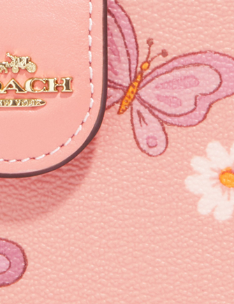 Coach butterfly print wallet 2025
