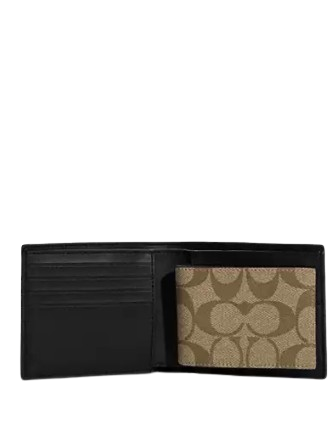 Coach 3 In 1 Wallet In Blocked Signature Canvas | Brixton Baker Coach 3 In 1 Wallet In Blocked Signature Canvas | Brixton Baker