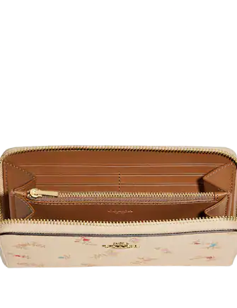 Coach discount accordion zip