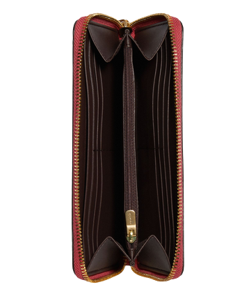 Coach Accordion Zip Wallet With Heart Floral Print | Brixton Coach Accordion Zip Wallet With Heart Floral Print | Brixton