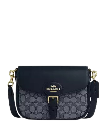 Coach Amelia Saddle Bag In Signature Jacquard | Brixton Baker Coach Amelia Saddle Bag In Signature Jacquard | Brixton Baker