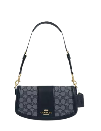 Coach Andrea Shoulder Bag In Signature Jacquard | Brixton Baker Coach Andrea Shoulder Bag In Signature Jacquard | Brixton Baker