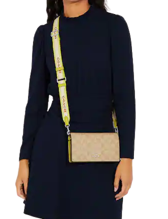 Coach foldover clutch clearance crossbody bag