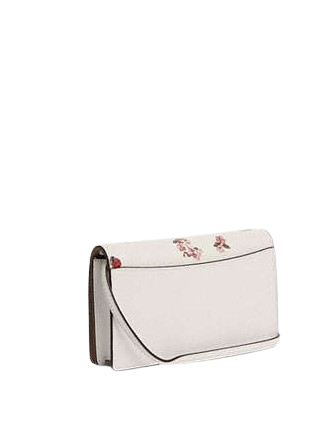 Coach Anna Foldover Clutch Crossbody With Ladybug Floral Print Coach Anna Foldover Clutch Crossbody With Ladybug Floral Print
