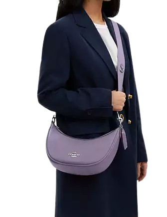 Coach purple hobo bag hotsell