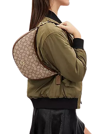 Aria jacquard 2025 signature shoulder bag