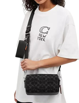 Coach Outlet Axel Crossbody in Signature Denim Black