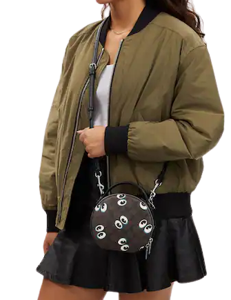 Coach Outlet Canteen Crossbody in Signature Canvas with Halloween Eyes Brown