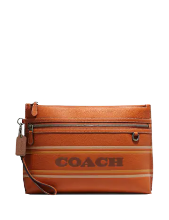 Coach Carry All Pouch With Coach Stripe | Brixton Baker Coach Carry All Pouch With Coach Stripe | Brixton Baker
