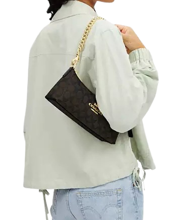 Coach Charlotte Shoulder Bag In Signature Canvas | Brixton Baker Coach Charlotte Shoulder Bag In Signature Canvas | Brixton Baker