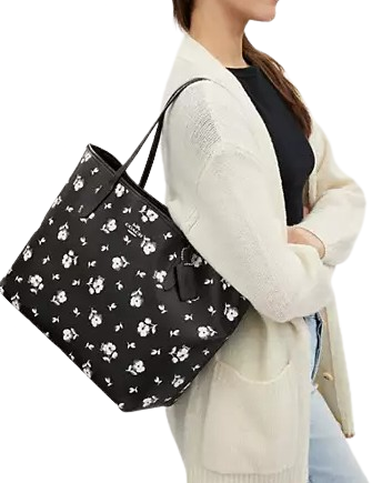 Coach reversible city tote floral online