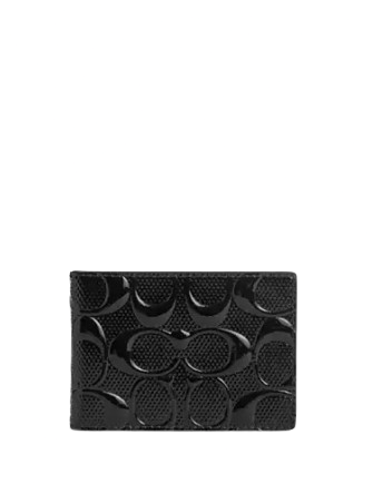 Coach billfold wallet price on sale