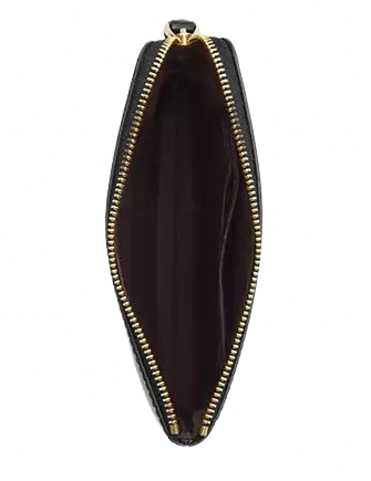 Coach Corner Zip In Signature Leather