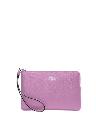 Coach Corner Zip Wristlet Brixton Baker