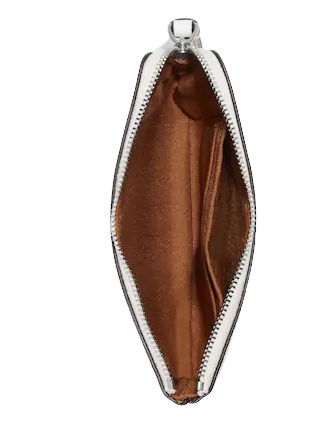 Coach Corner Zip Wristlet In Signature Canvas With Hula Print