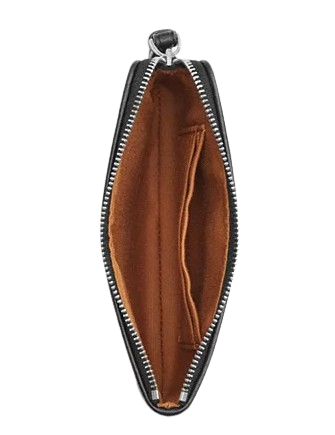 Coach Outlet Corner Zip Wristlet in Signature Denim Black