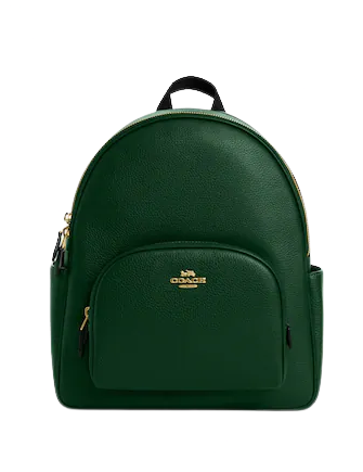 Coach green backpack sales