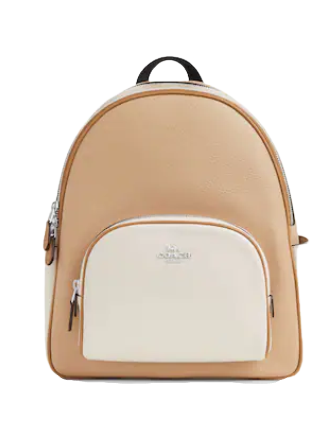 coach beige backpack Coach Court Backpack In Colorblock