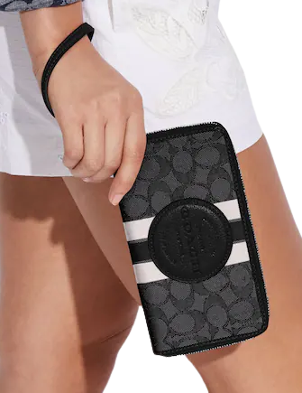 Coach 2025 wallet stripe