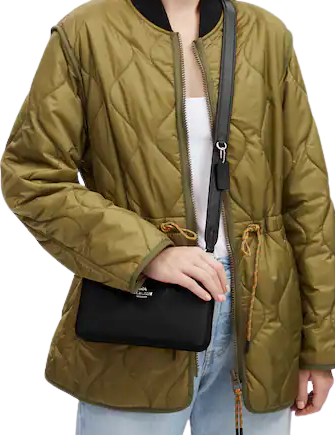 Coach double zip crossbody bag sales