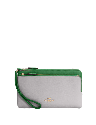 Coach double zip coin 2025 purse