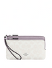 Coach Double Zip Wallet In Signature Canvas