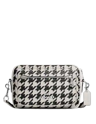 LV Alt. Gray & White Checkered Crossbody Wallet & Purse