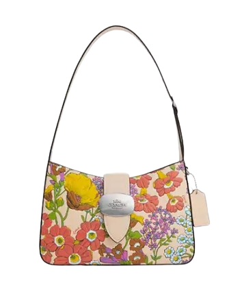 Coach Eliza Shoulder Bag With Floral Print