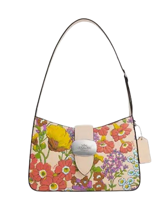 Coach Eliza Shoulder Bag with Floral Print