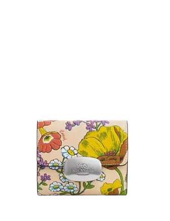 Coach Eliza Small Wallet With Floral Print