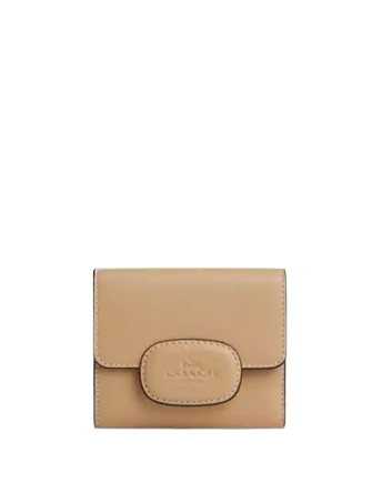 Coach Eliza Small Wallet With Leather Covered Closure Coach Eliza Small Wallet With Leather Covered Closure