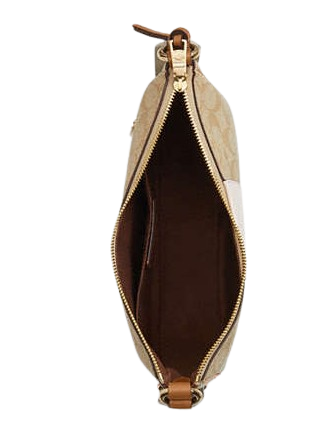 Coach Ellie File Bag in Signature Canvas with Stripe