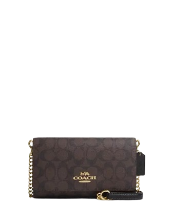 Small Coach New York Clutch Coach Flap Clutch Crossbody In