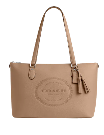Coach Gallery Tote With Coach Heritage Brixton Baker