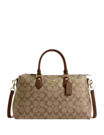 Coach Georgia Satchel In Signature Canvas