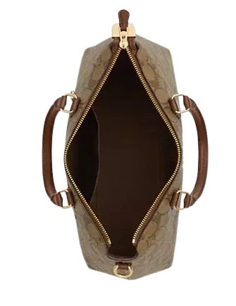 Coach Georgia Satchel In Signature Canvas