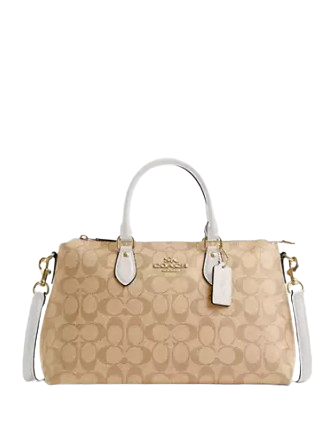 Coach Georgia Satchel In Signature Canvas | Brixton Baker