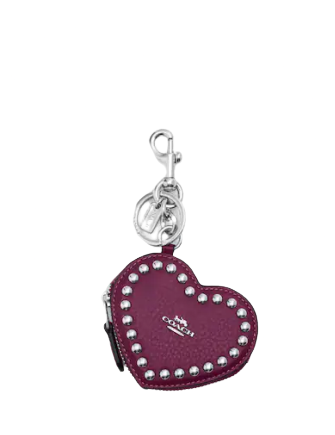 Coach Heart Pouch With Rivets | Brixton Baker