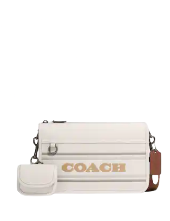 Coach 2025 stripe crossbody