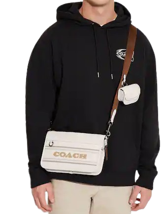 Coach Heritage Convertible Crossbody With Coach Stripe Coach Heritage Convertible Crossbody With Coach Stripe