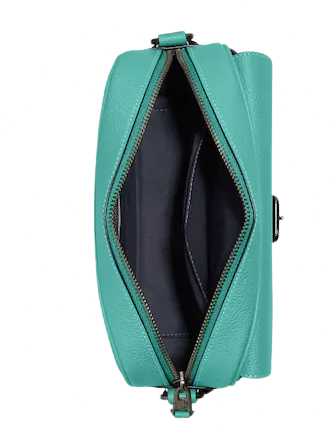 Coach Mens Hudson Surplus Green Smooth Leather Briefcase Bag