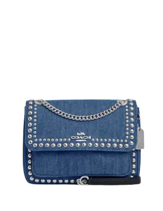 Coach klare crossbody denim Outlet