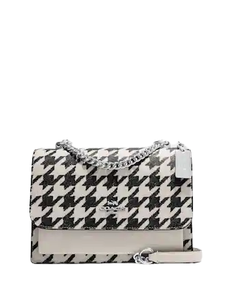 Coach Klare Crossbody with Houndstooth Print