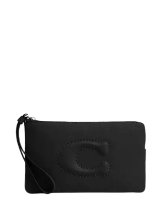 Coach Large Corner Zip Wristlet Brixton Baker