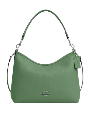 Coach green handbag on sale