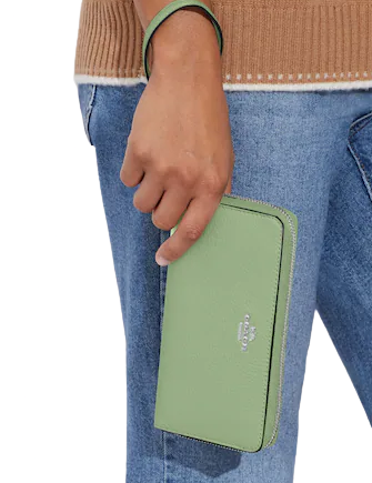 Coach Long Zip Around Wallet