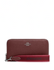 Coach Long Zip Around Wallet