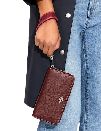 Coach Long Zip Around Wallet