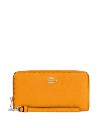 Coach Long Zip Around Wallet
