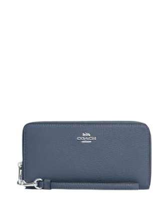 Coach Long Zip Around Wallet